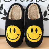 Budino Smile Sloffen - Zwart Geel
