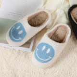 Budino Smile Sloffen - Wit Blauw
