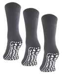 Budino Antislip sokken - 3 paar - Kobalt Blauw
