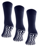 Budino Antislip sokken - 3 paar - Kobalt Blauw