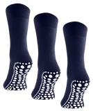 Budino Antislip sokken - 3 paar - Kobalt Blauw