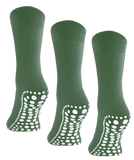 Budino Antislip sokken - 3 paar - Groen