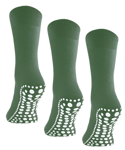 Budino Antislip sokken - 3 paar - Groen