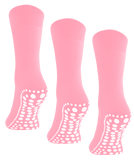 Budino Antislip sokken - 3 paar - Licht Roze