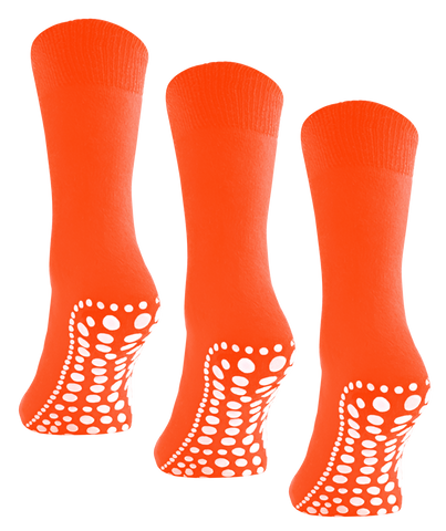 Budino Antislip sokken - 3 paar - Oranje