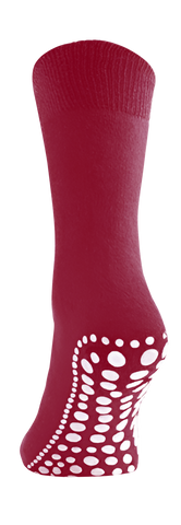 Budino Antislip sokken - 1 paar - Bordeaux Rood