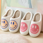 Budino Smile Sloffen - Wit Blauw