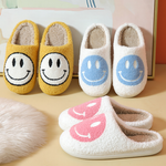Budino Smile Sloffen - Zwart Geel