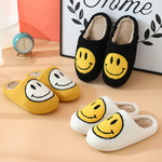 Budino Smile Sloffen - Zwart Geel